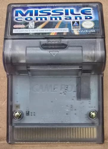 Missile Command Game Boy Color with Battery Cover Cart Only