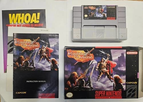 SNES Knights Of The Round CIB