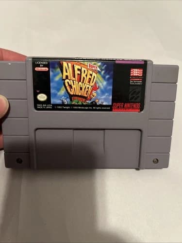 Super Alfred Chicken (Super Nintendo SNES) Authentic Game Cartridge