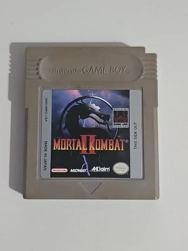 Game Boy Mortal Kombat II 2 Nintendo GB Original Authentic Tested Working Usa