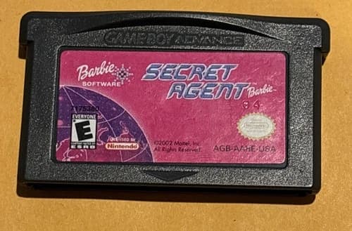 Barbie Secret Agent (Nintendo Game Boy Advance) GBA tested works