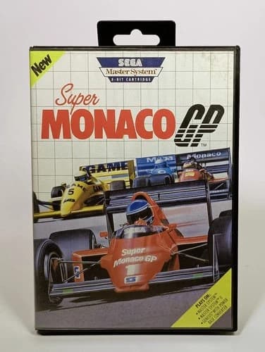 Super Monaco GP Sega Master System Complete CIB