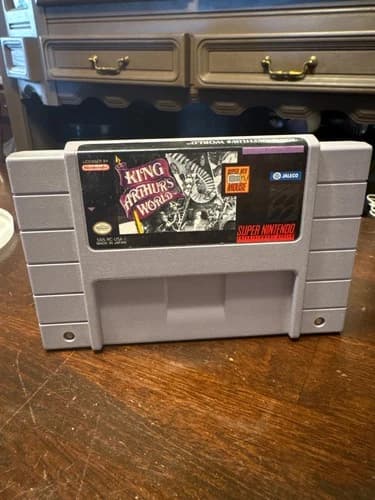 King Arthur's World (Super Nintendo SNES, 1992) Cartridge Only tested working