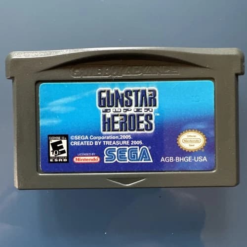 Gunstar Super Heroes (Nintendo Game Boy Advance GBA) Authentic Tested