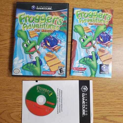 FROGGER'S ADVENTURES The Rescue - GameCube - Complete w/ Manual - Tested