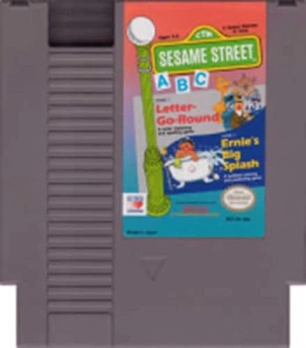 Sesame Street ABC A B C - NES Nintendo Game