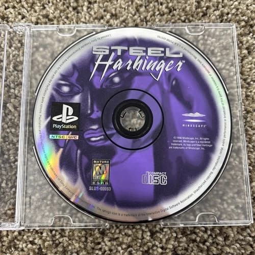 Steel Harbinger (Sony PlayStation 1 PS1 1996) Game Only - Tested