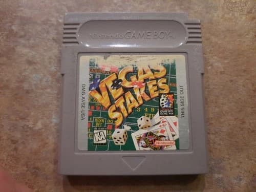Vegas Stakes Nintendo Gameboy Cart Only Tested Working GB