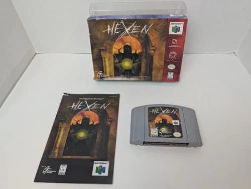 Hexen N64 (Nintendo 64, 1997) CIB Tested