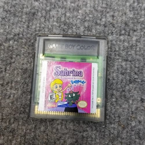Sabrina: The Animated Series Zapped (Nintendo Game Boy Color) Authentic GBC!