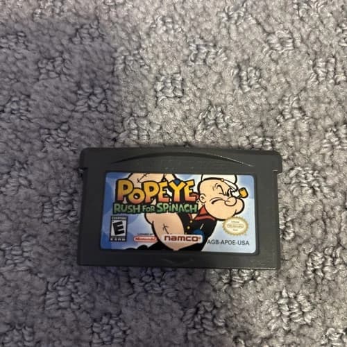 Popeye: Rush for Spinach (Nintendo Game Boy Advance, 2005) – Authentic Cartridge