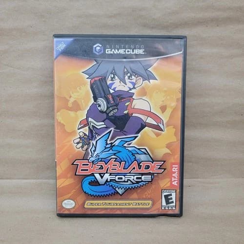 Beyblade: V Force Super Tournament Battle (Nintendo GameCube, 2003) Tested Read