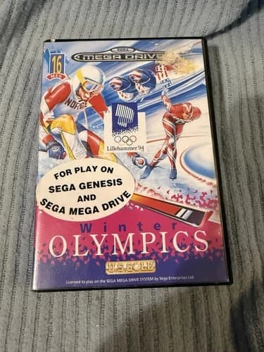Sega Mega Drive Winter Olympics Sega Genesis WinterOlympics Complete in Box