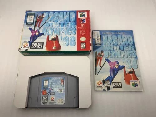 Nagano Winter Olympics '98 - Nintendo 64 N64 - Complete In Box CIB