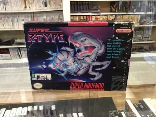 Super R-Type (SNES Super Nintendo, 1991) CIB Tested Working
