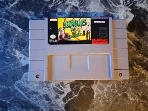 Zombies Ate My Neighbors SNES Authentic Tested Contacts Cleaned