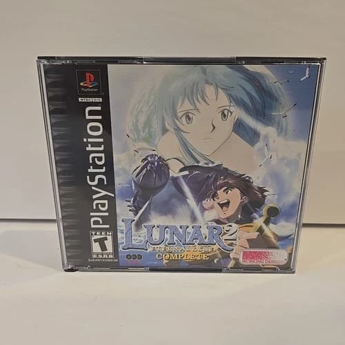 Lunar 2: Eternal Blue Complete 4 Disc Sony PlayStation 1 RPG Ps1