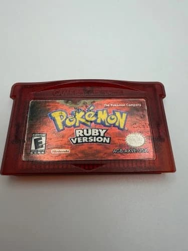 Pokémon: Ruby Version Game Boy Advance 2003 Authentic Tested New Battery
