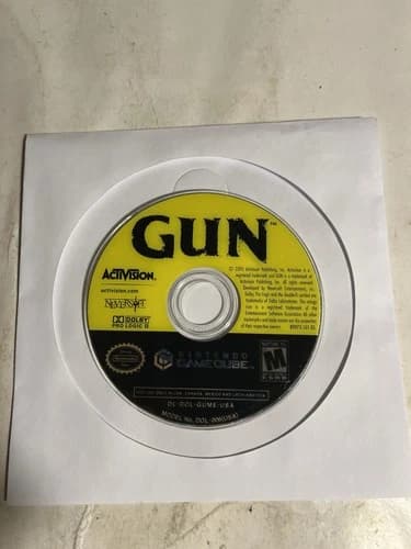 Gun (Nintendo GameCube, 2005) Disc Only tested and working MINT CONDITION