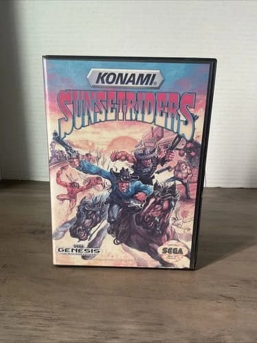 SUNSET RIDERS SEGA GENESIS 1992 KONAMI