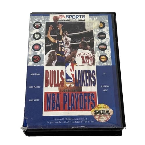 Bulls vs. Lakers - Sega Genesis Video Game