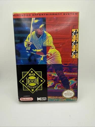 Bo Jackson Baseball (Nintendo Entertainment System, 1991) CIB Complete Protector