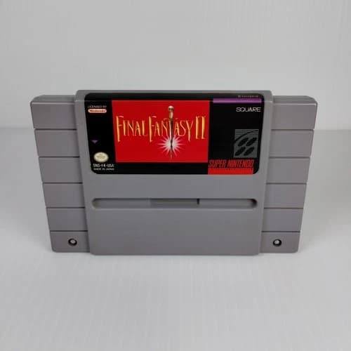 Final Fantasy 2 (Super Nintendo SNES) Cart Only - Tested - Free Shipping