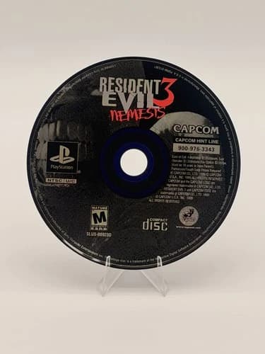 TESTED PS1 Resident Evil 3: Nemesis (Sony PlayStation 1, 1999) Game Disc ONLY
