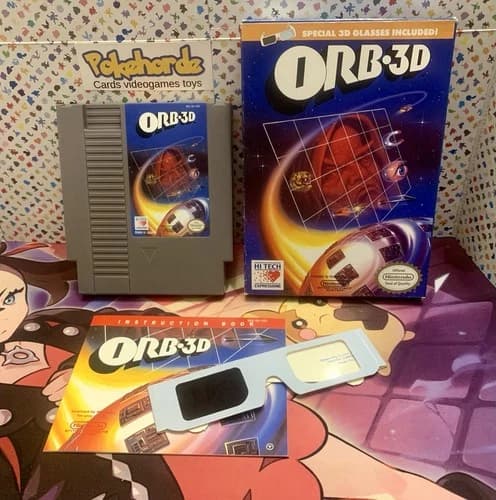 Orb 3D Nes Cib With Glasses