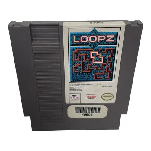 Loopz CLEANED & TESTED AUTHENTIC NES Nintendo Game Cartridge ONLY