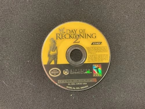 WWE: Day of Reckoning 2 (Nintendo GameCube, 2005) DISC ONLY-TESTED