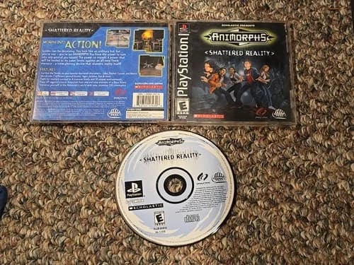 Animorphs: Shattered Reality (Sony PlayStation 1, 2000) CIB TESTED WORKING
