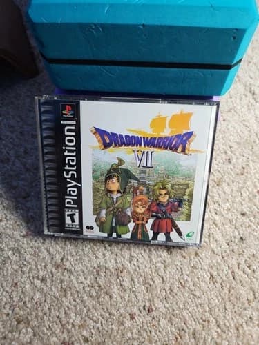 Dragon Warrior VII 7 (Sony PlayStation 1, 2001) Complete PS1