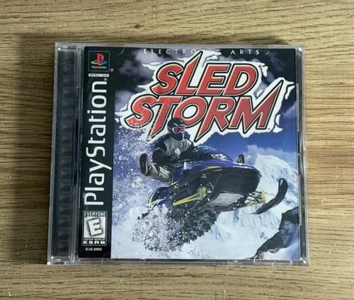 Sled Storm PS1 (Sony PlayStation 1, 1999) Black Label Complete CIB