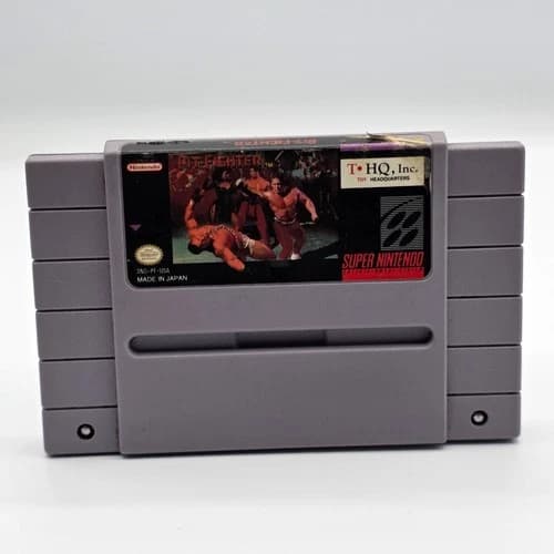 Pit-Fighter SNES Game Cart 1992 Super Nintendo Entertainment System