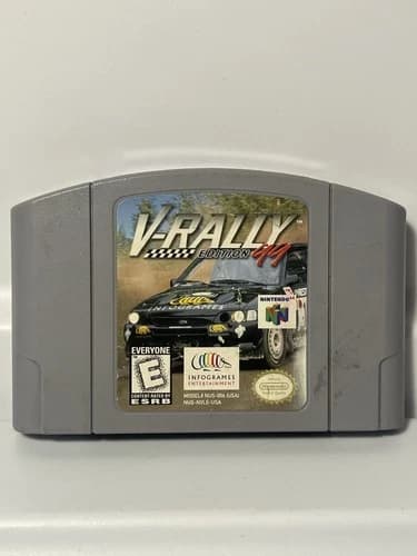 V-Rally Edition 99 (Nintendo 64, 1999) N64 Authentic Cartridge Only - Tested!
