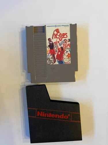HOOPS for NES Nintendo Entertainment System CART (1988)