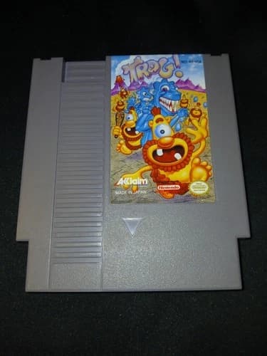 Trog! NES Nintendo Entertainment System Authentic Tested Working Cartridge