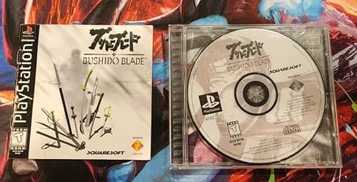 BUSHIDO BLADE, PS1, PLAYSTATION 1, TESTED AND WORKING, CIB, SQUARESOFT