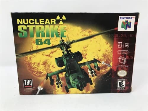 Nuclear Strike 64 - Nintendo 64 N64 - Complete In Box CIB