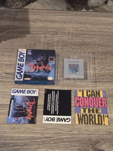 Bram Stoker's Dracula Nintendo Game Boy All Inserts Totally Complete Wow