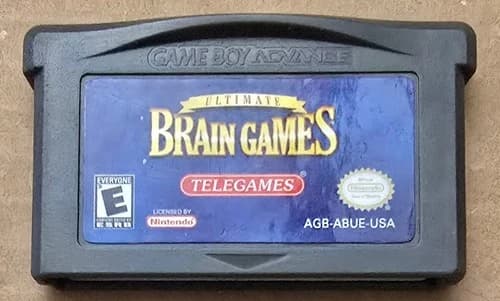 Ultimate Brain Games - Nintendo Game Boy Advance GBA Cart Only!