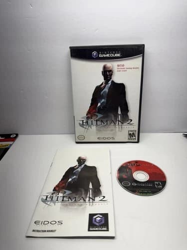 Hitman 2: Silent Assassin (Nintendo GameCube, 2003) Complete CIB Tested