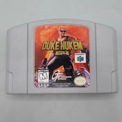Duke Nukem Nintendo 64 N64 1997 Cart Cartridge game Only Authentic