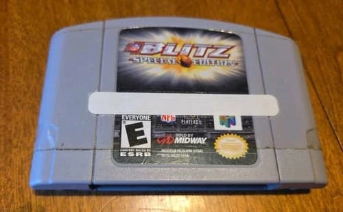 NFL Blitz: Special Edition (Nintendo 64, N64) Authentic Rare Cart–Cartridge Only