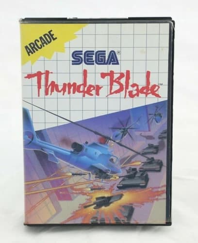 Thunder Blade (Sega Master, 1988) Complete in Box
