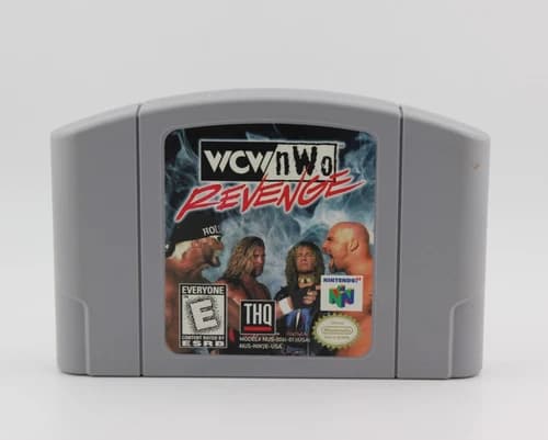 WCW Vs NWO Revenge (Nintendo 64 N64) Authentic Cartridge Only TESTED Clean!