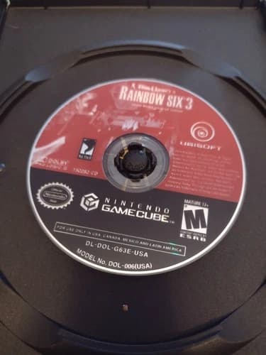 Tom Clancy's Rainbow Six 3 (Nintendo GameCube, 2004) Disc Only