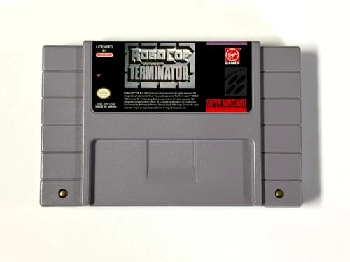 RoboCop vs. The Terminator (Super Nintendo Entertainment System, 1993) Cart Only