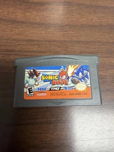 Very Good Condition Sonic Battle Nintendo Gameboy Advance GBA Cleaned Tested